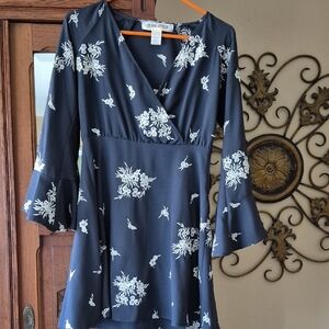 Mimi Chica Dress with White Accents